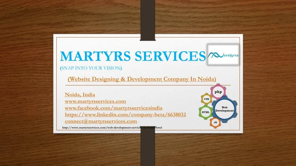 martyrs services snap into your vision