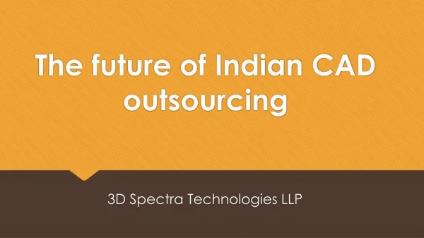 The future of Indian CAD outsourcing