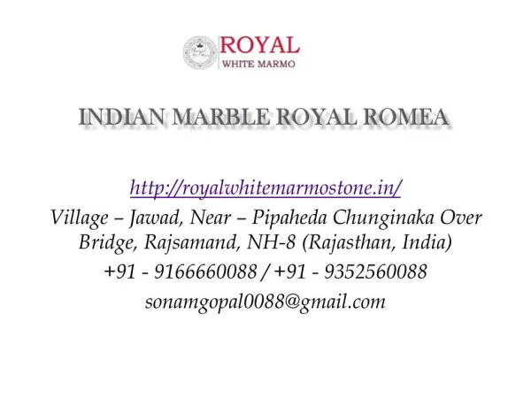 Indian Marble Royal Romea