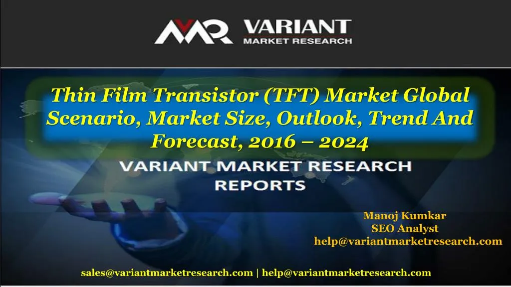 thin film transistor tft market global scenario