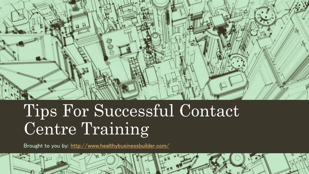 tips for successful contact centre training