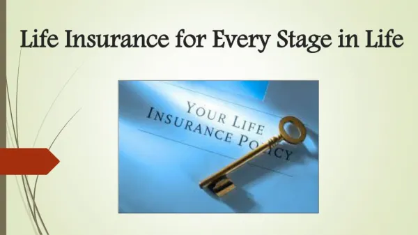 Life Insurance for Every Stage in Life