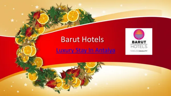 Hotel in Antalya - Antalya luxury hotels