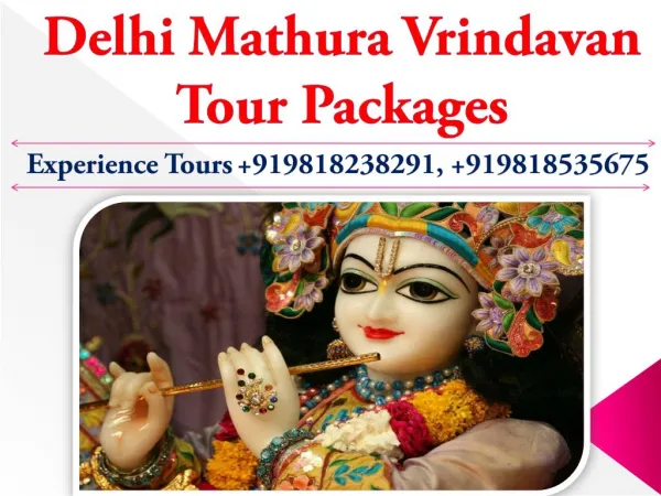 Mathura Vrindavan Tour package by car