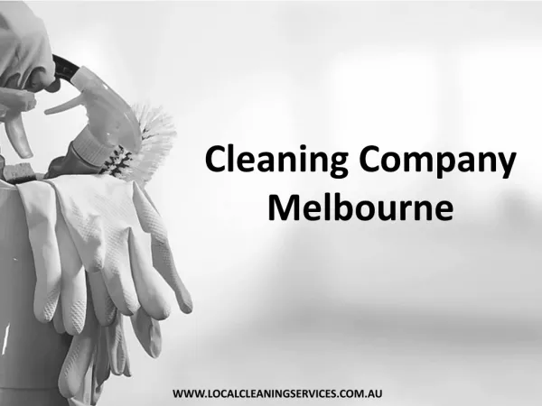 Cleaning Company Melbourne - Local Cleaning Services