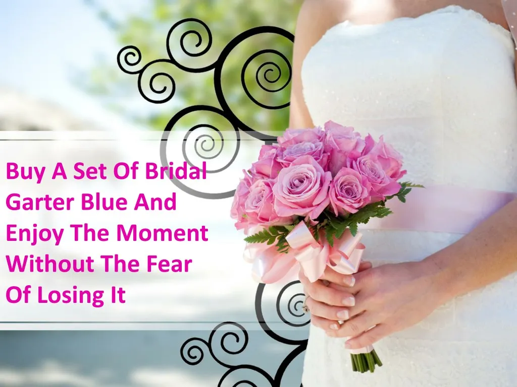 buy a set of bridal garter blue and enjoy