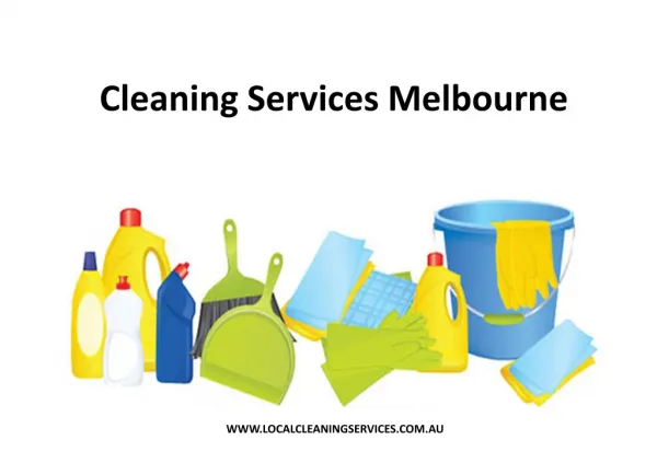 Cleaning Services Melbourne - Local Cleaning Services