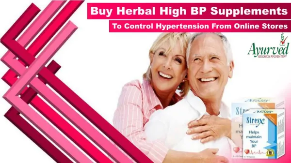 Buy Herbal High BP Supplements To Control Hypertension From Online Stores