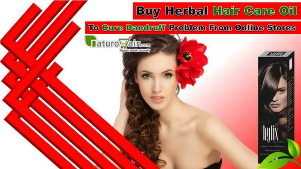 Buy Herbal Hair Care Oil To Cure Dandruff Problem From Online Stores