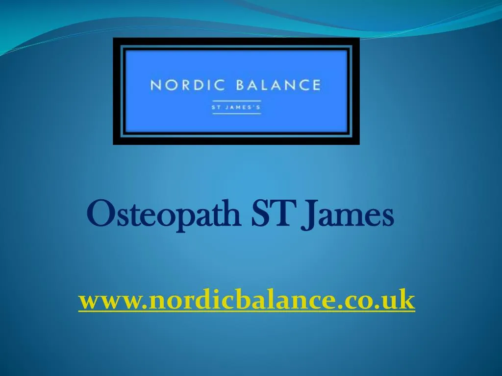 osteopath st james