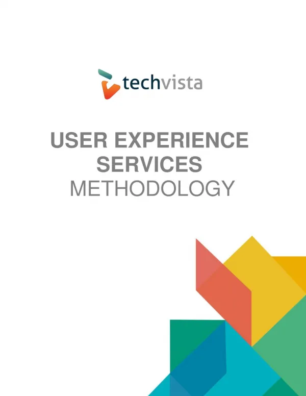 User Experience Services Methodology