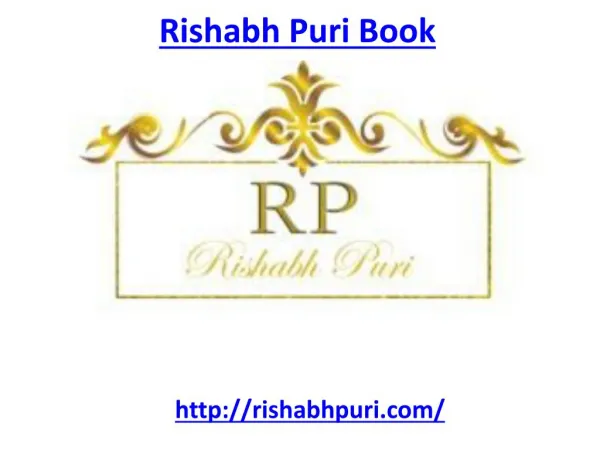 Buy online rishab puri's book