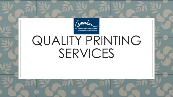 Quality Business printing services in Des Moines