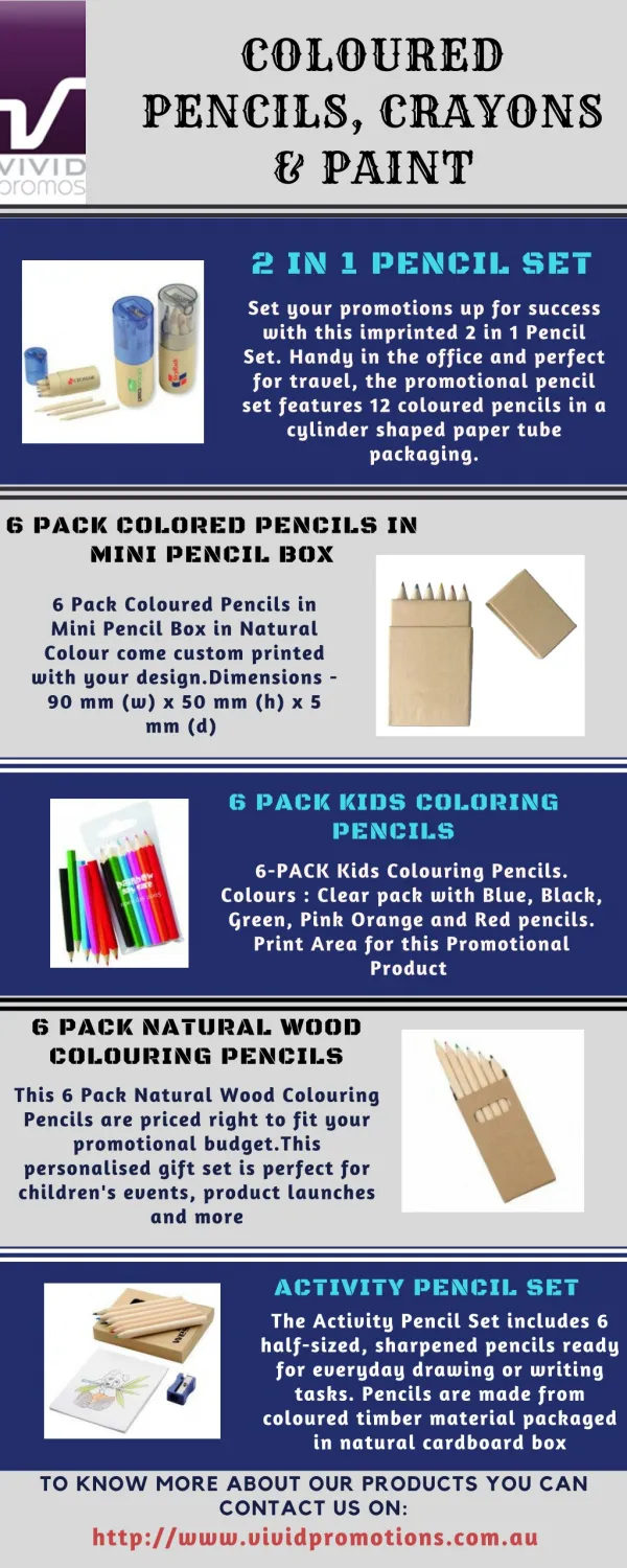 Promotional Pencils by Vivid Promotions