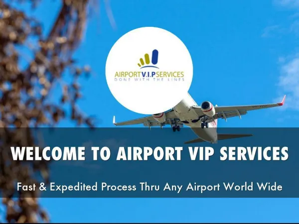AIRPORT VIP SERVICES Presentation