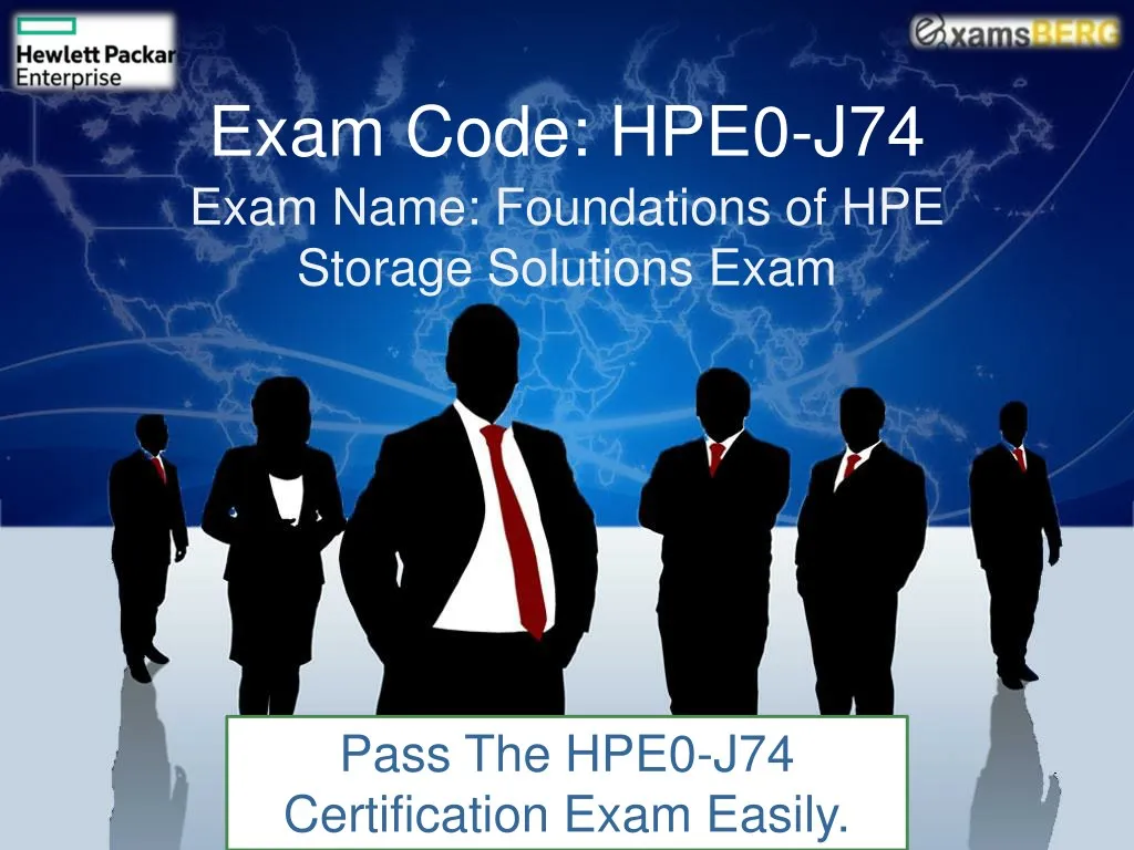 exam code hpe0 j74 exam name foundations