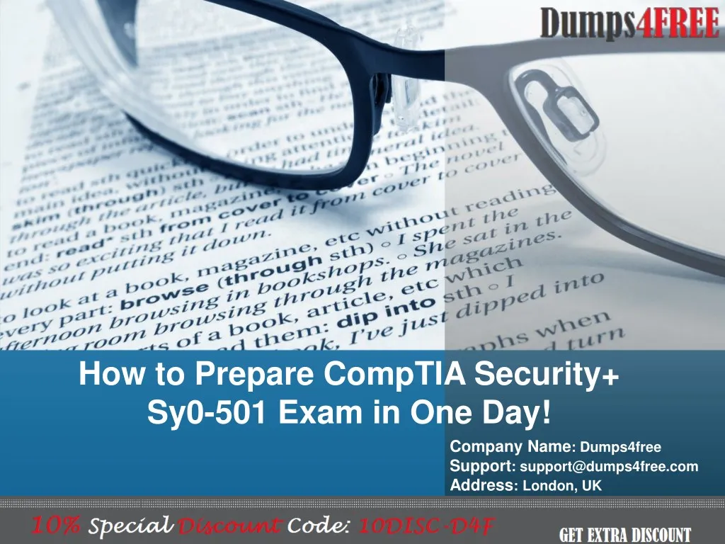 how to prepare comptia security sy0 501 exam