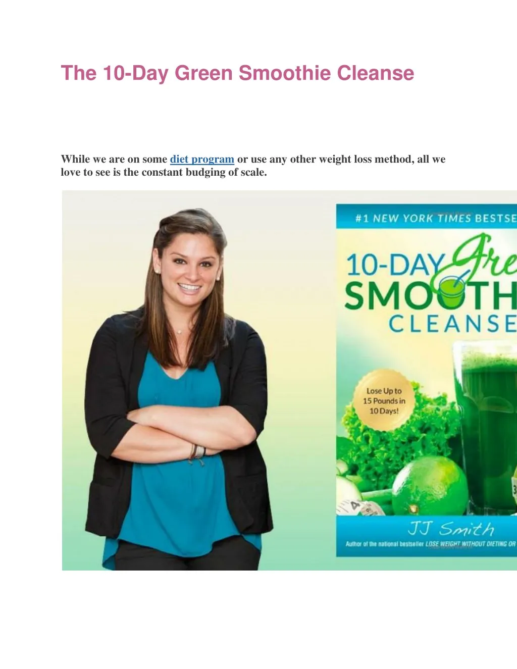the 10 day green smoothie cleanse