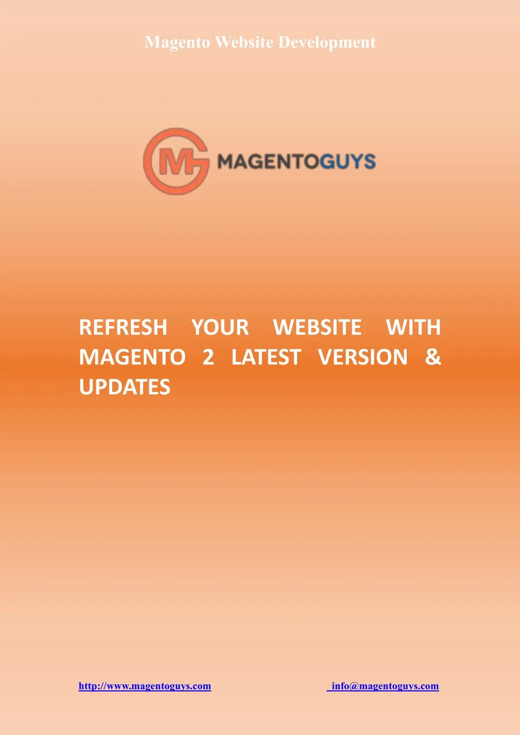 magento website development
