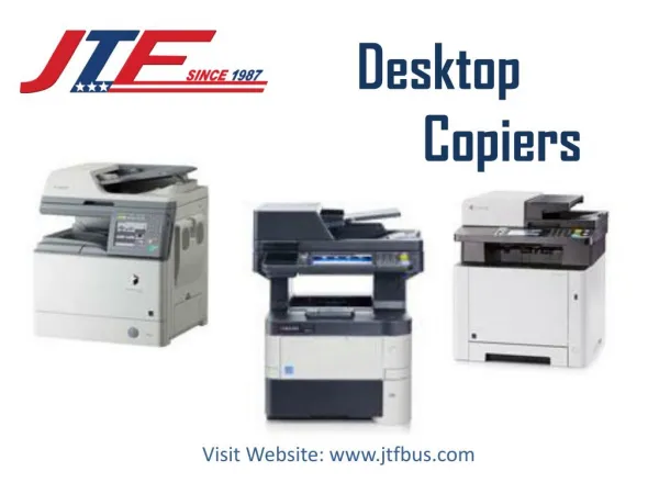 Desktop Copiers from JTF Business Systems