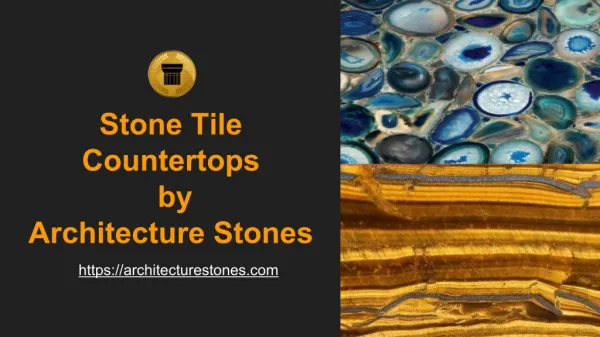 Stone Tile Countertops by Architecture Stones
