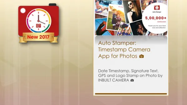Add Date and Timestamp, Custom Signature and GPS Stamp on Photos