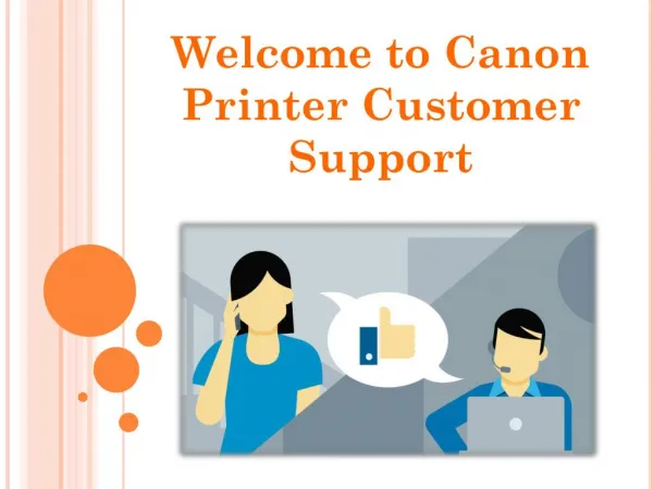 Canon Printer Customer Support Number
