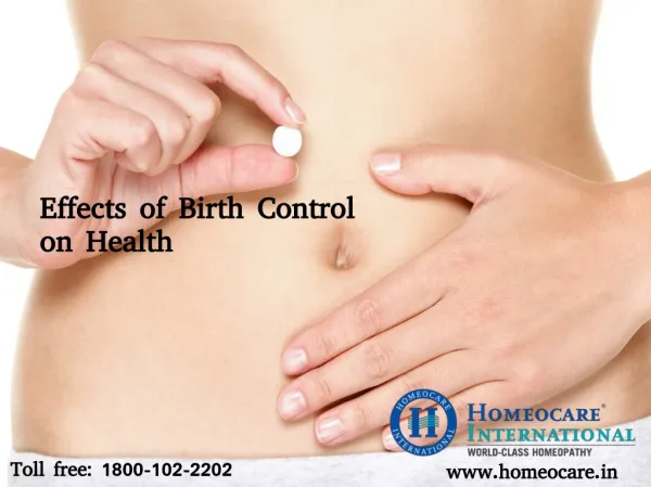 Effects of birth control on health