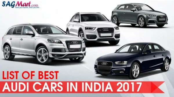 Look the List of Best Audi Cars in India