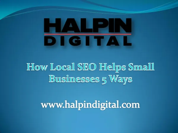 How Local SEO Helps Small Businesses? 5 Ways