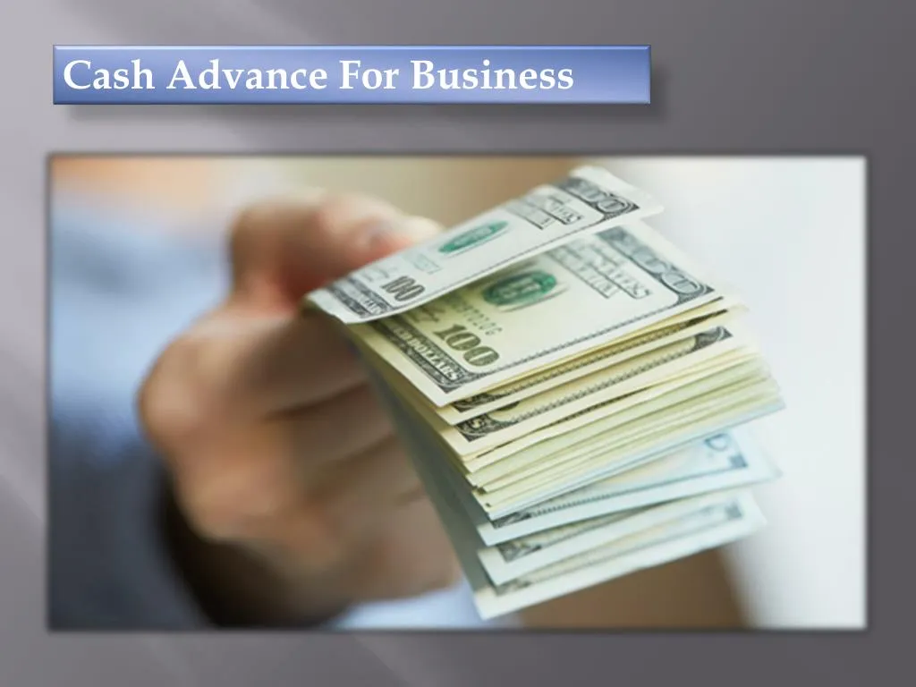 cash advance for business