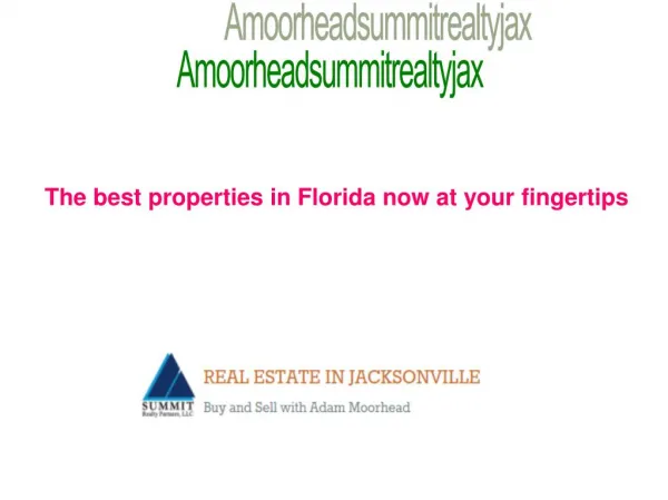 The best properties in Florida now at your fingertips