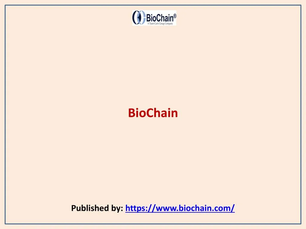 biochain published by https www biochain com