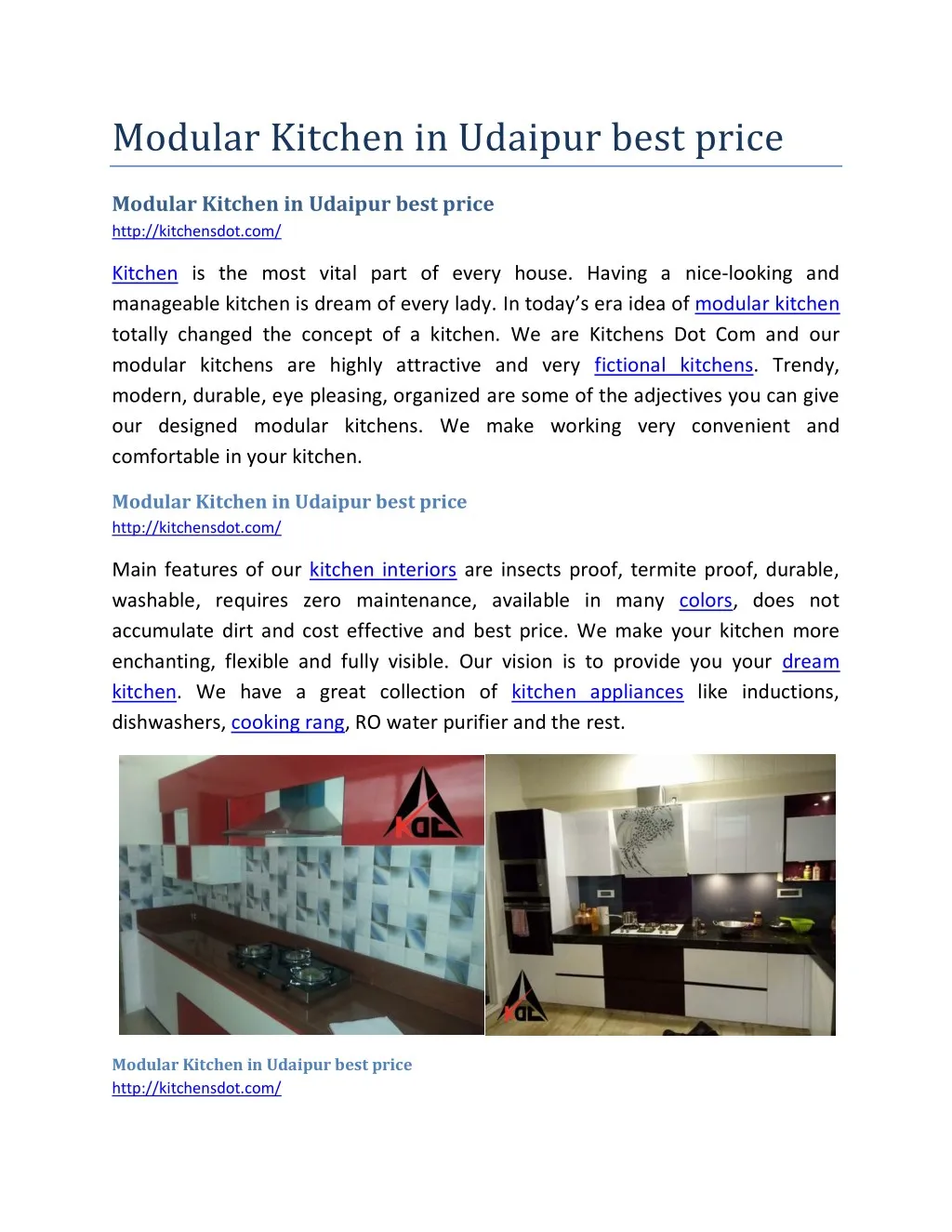 modular kitchen in udaipur best price