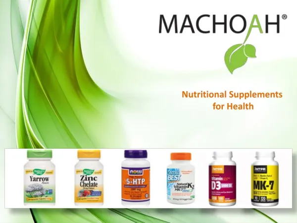 Best nutritional supplements