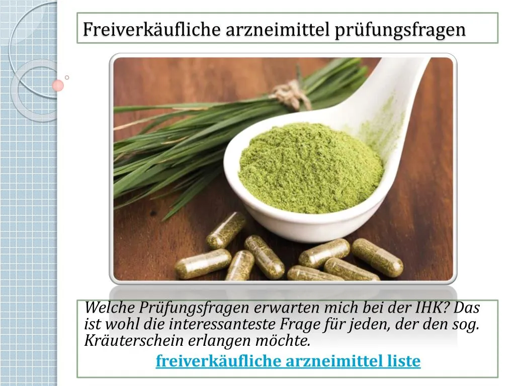 freiverk ufliche arzneimittel pr fungsfragen