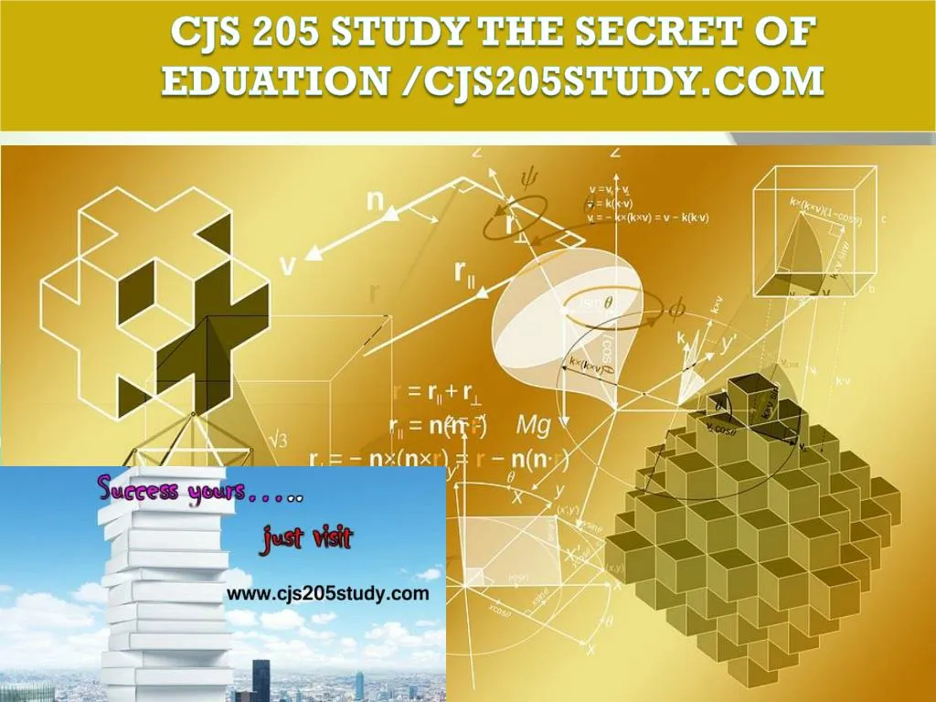 cjs 205 study the secret of eduation cjs205study com