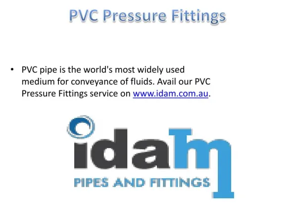 PVC Pressure Fittings