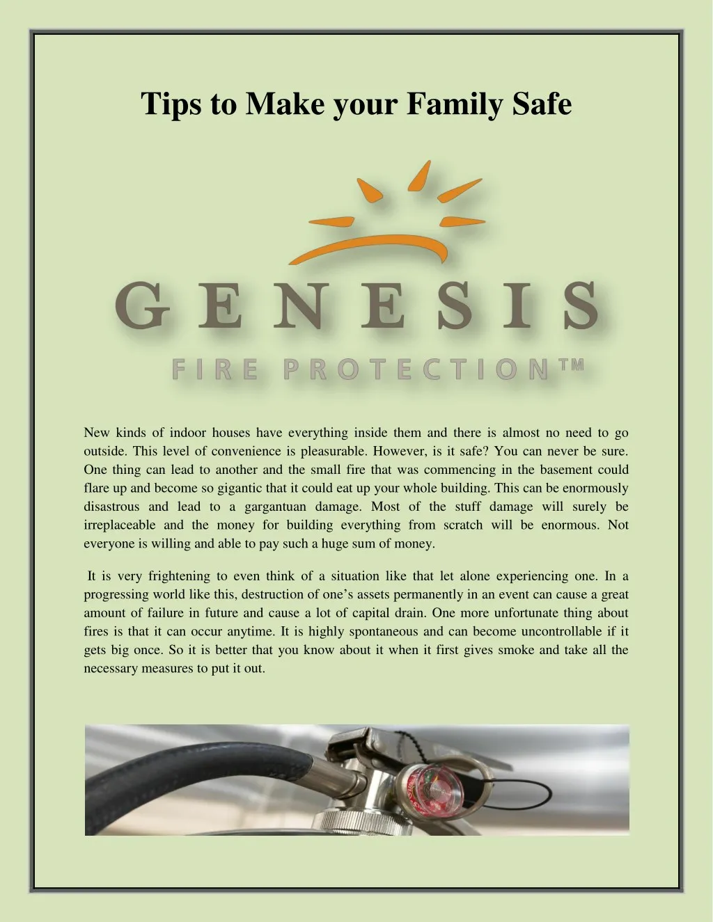 tips to make your family safe