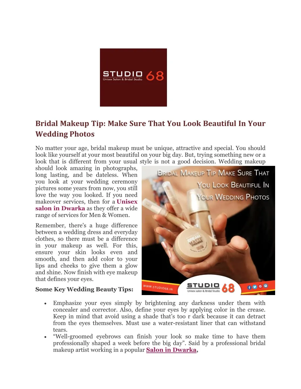 bridal makeup tip make sure that you look