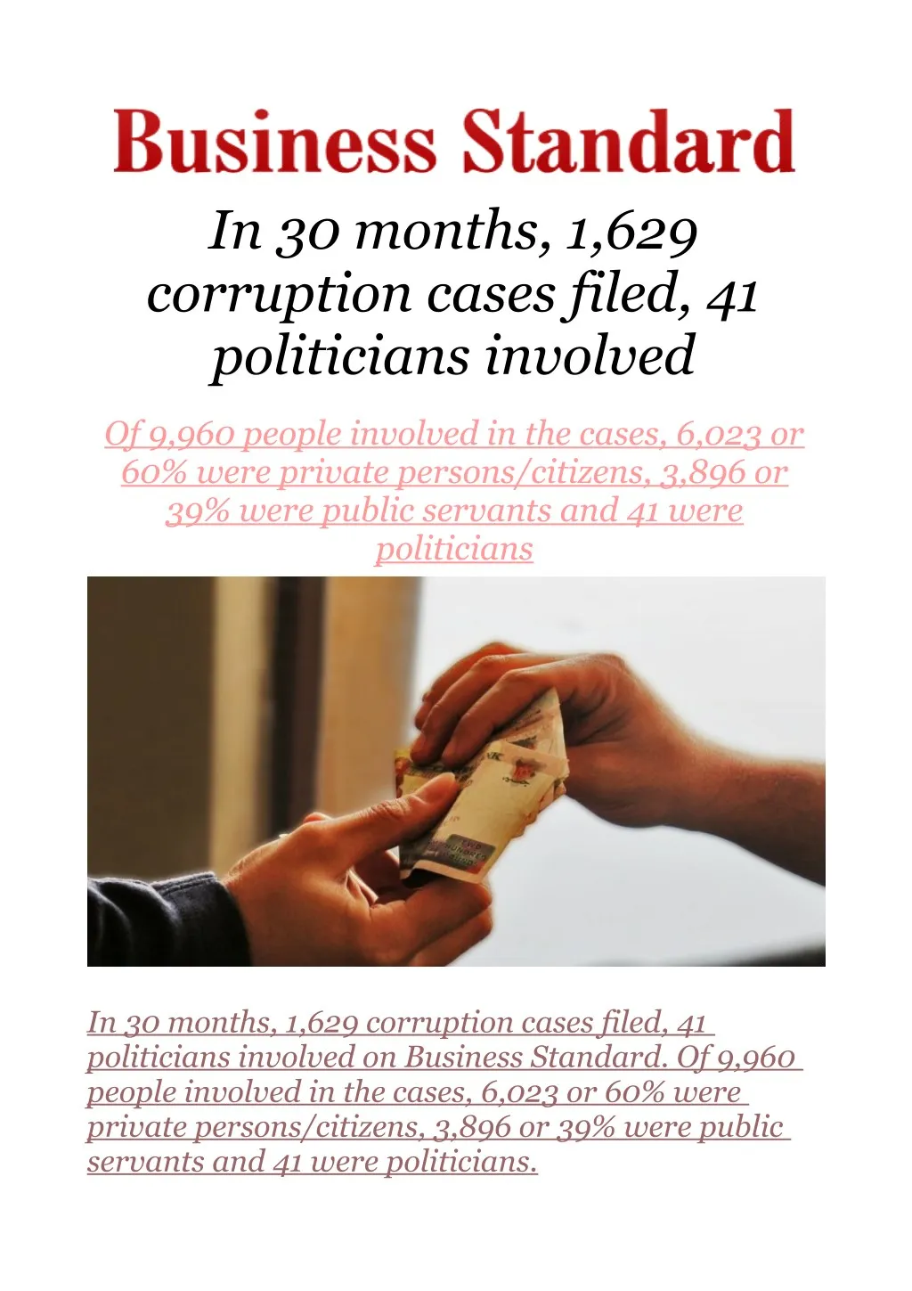in 30 months 1 629 corruption cases filed