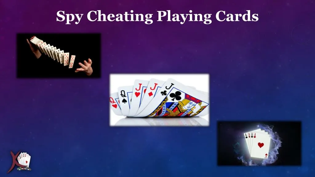 spy cheating playing cards