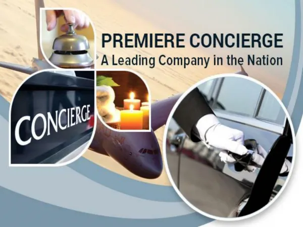Premiere Concierge : A Leading Company in the Nation