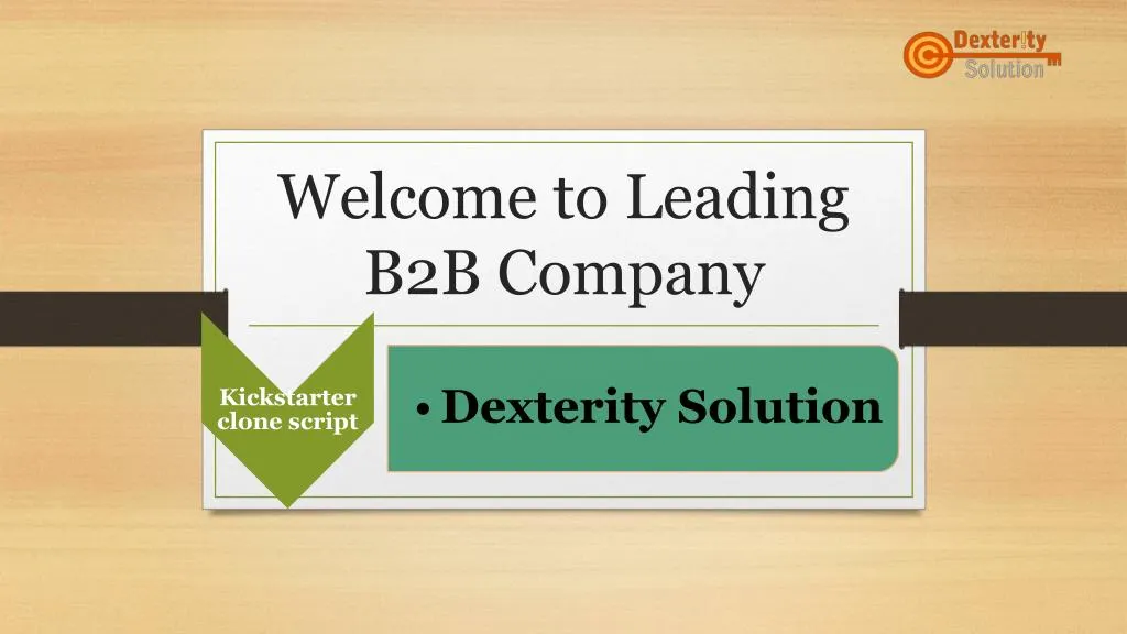 welcome to leading b2b company