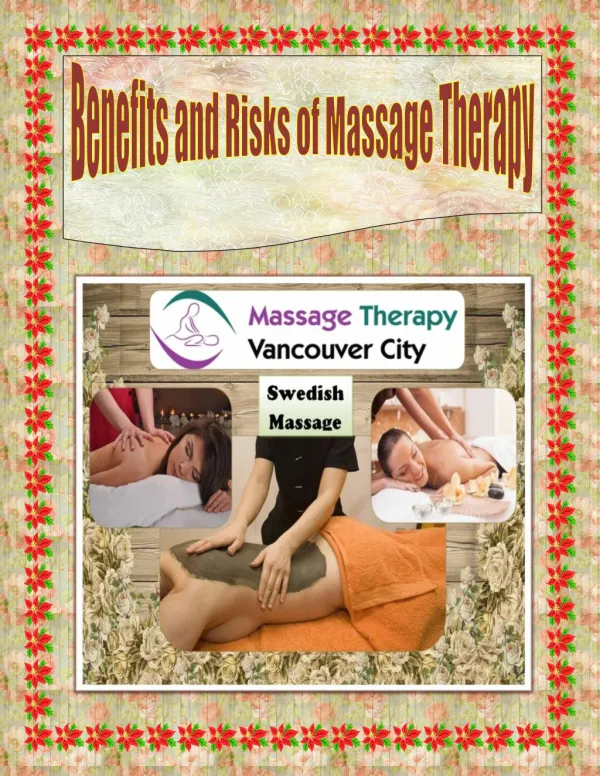 Benefits and Risks of Massage Therapy