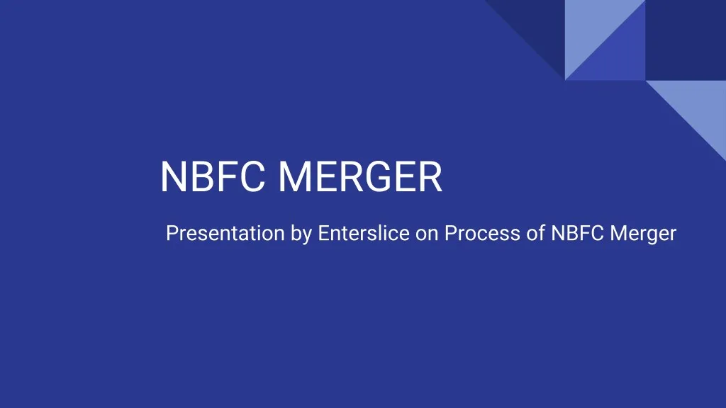 nbfc merger