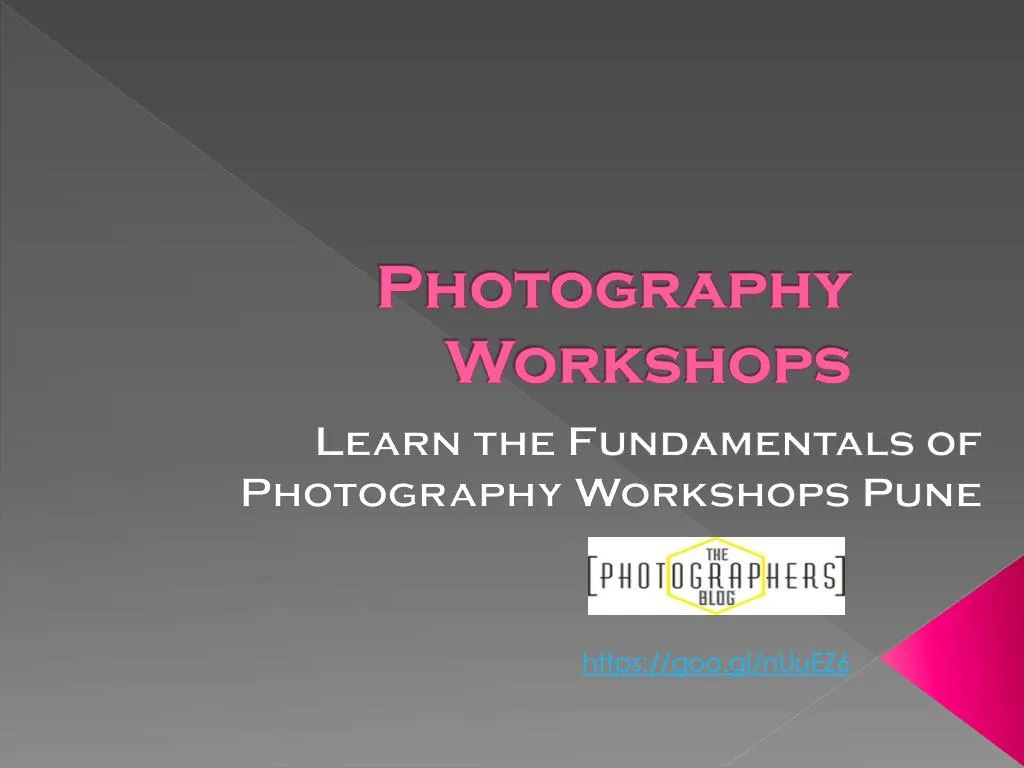 photography workshops