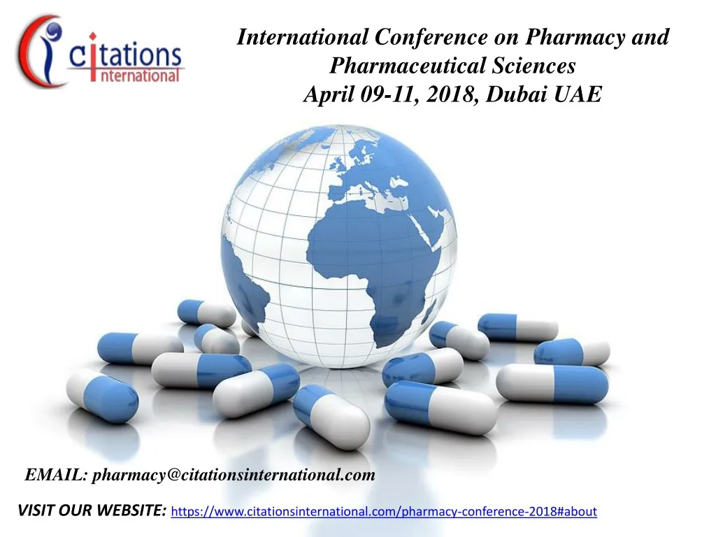international conference on pharmacy