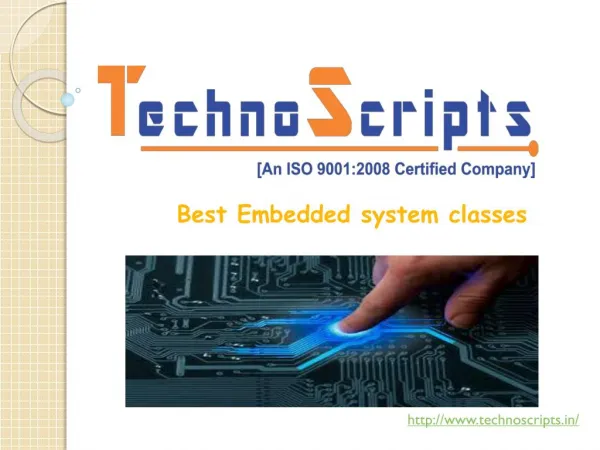 What is embedded system|best embedded systems classes|Technoscripts