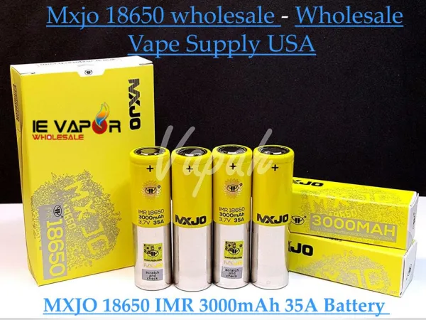 MXJO 18650 IMR 3000mAh 35A Battery - mxjo 18650 wholesale - Wholesale Vape Supply USA